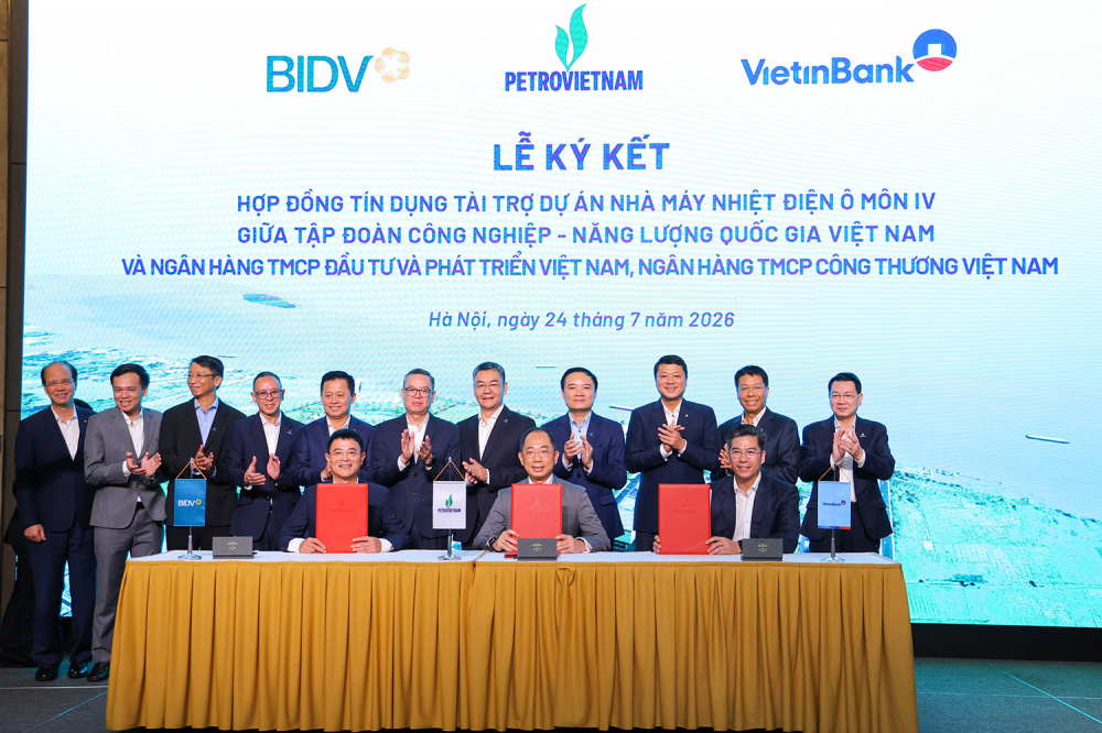 Ký kết hợp đồng tín dụng 7.300 tỷ đồng tài trợ dự án nhà máy nhiệt điện Ô Môn IV