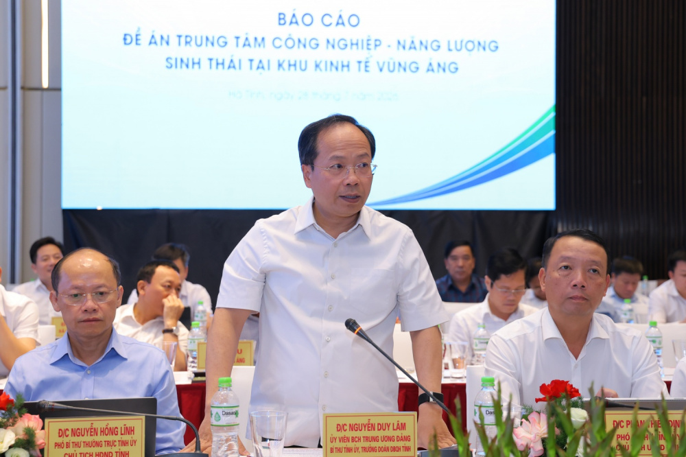 Bí thư Tỉnh ủy Hà Tĩnh Nguyễn Duy Lâm 