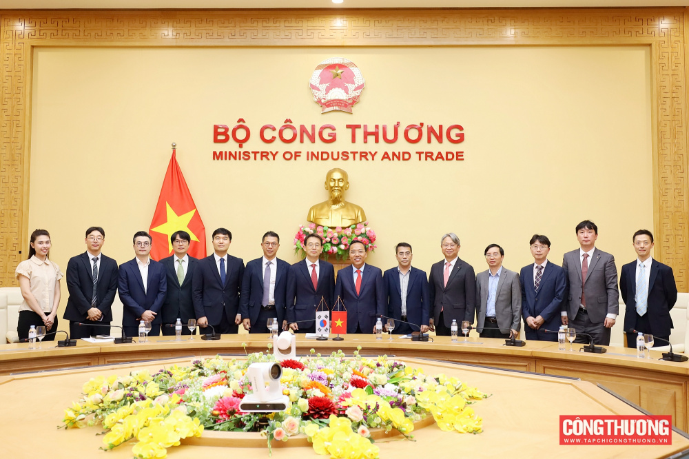 Thứ trưởng Nguyễn Hoàng Long làm việc với Thứ trưởng Bộ Thương mại, Công nghiệp và Tài nguyên Hàn Quốc về hợp tác năng lượng hạt nhân