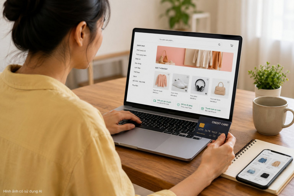 Mua sắm trực tuyến không còn là một lựa chọn mới mẻ mà đã dần trở thành một phương thức tiêu dùng phổ biến, phản ánh sự thay đổi của xã hội trong quá trình chuyển đổi số và phát triển kinh tế số
