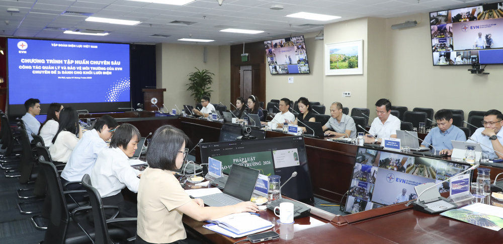 EVN tập huấn chuyên sâu về bảo vệ môi trường cho khối lưới điện