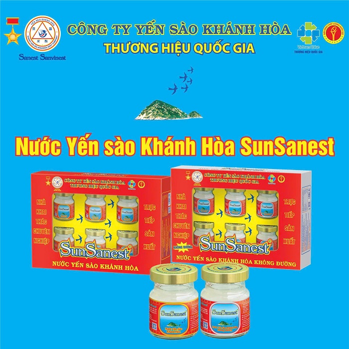 Nước Yến sào Khánh Hòa SunSanest - Đồng hành cùng sức khỏe người Việt.