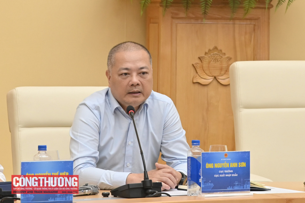 Cục trưởng Cục Xuất nhập khẩu (Bộ Công Thương) Nguyễn Anh Sơn