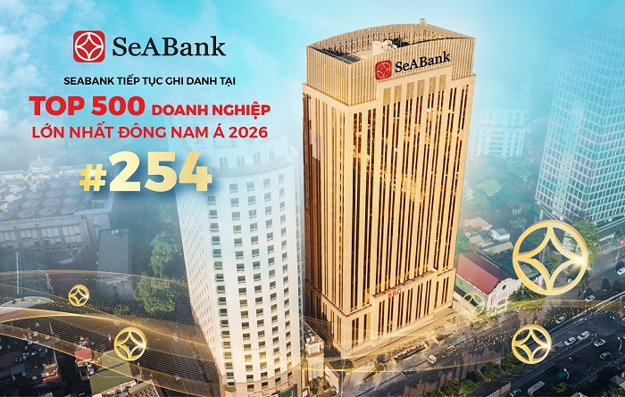 SeABank tăng 23 bậc, lần thứ 3 liên tiếp góp mặt bảng xếp hạng Fortune Southeast Asia 500