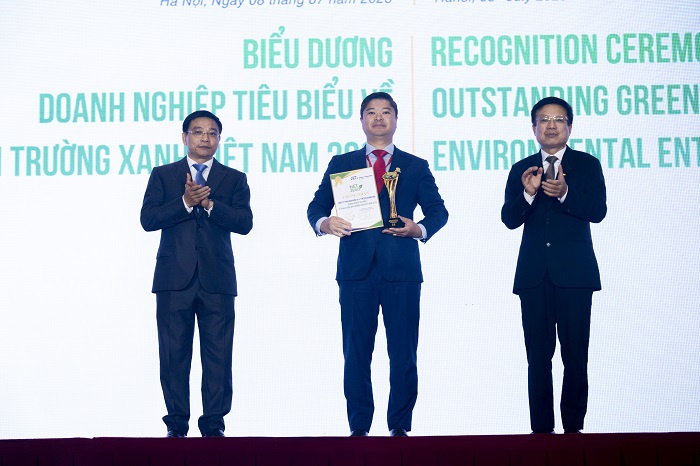 Công ty Yến sào Khánh Hòa nhận chứng nhận Doanh nghiệp tiêu biểu về năng lượng môi trường xanh Việt Nam 2026
