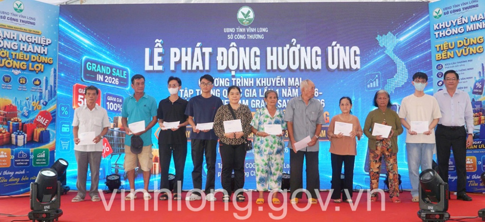 Vĩnh Long phát động hưởng ứng Chương trình Khuyến mại tập trung quốc gia lần 1 năm 2026