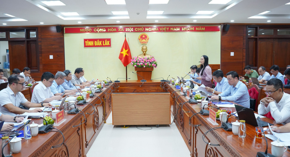 Thứ trưởng Bộ Công Thương Trương Thanh Hoài làm việc với tỉnh Đắk Lắk về phát triển công nghiệp, năng lượng