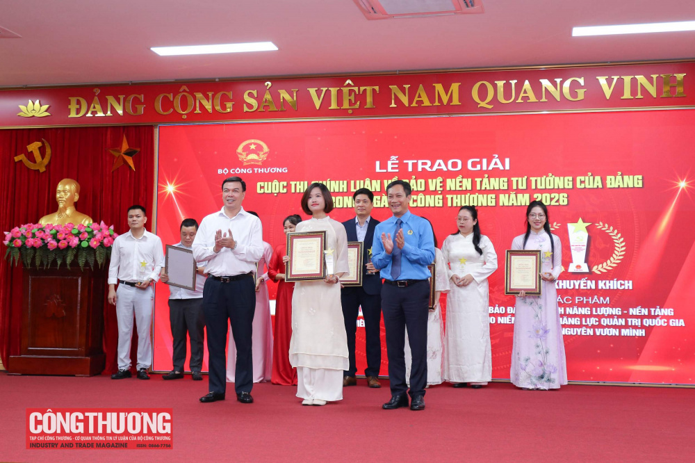 Tạp chí Công Thương đạt 02 giải tại Cuộc thi chính luận về bảo vệ nền tảng tư tưởng của Đảng trong ngành Công Thương