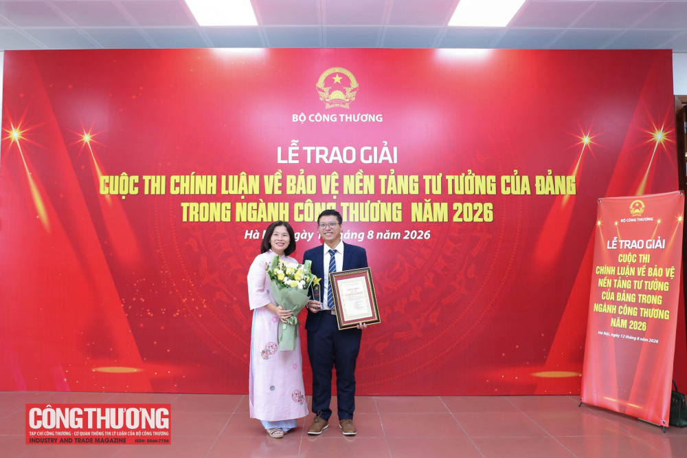 Tạp chí Công Thương đạt 02 giải tại Cuộc thi chính luận về bảo vệ nền tảng tư tưởng của Đảng trong ngành Công Thương
