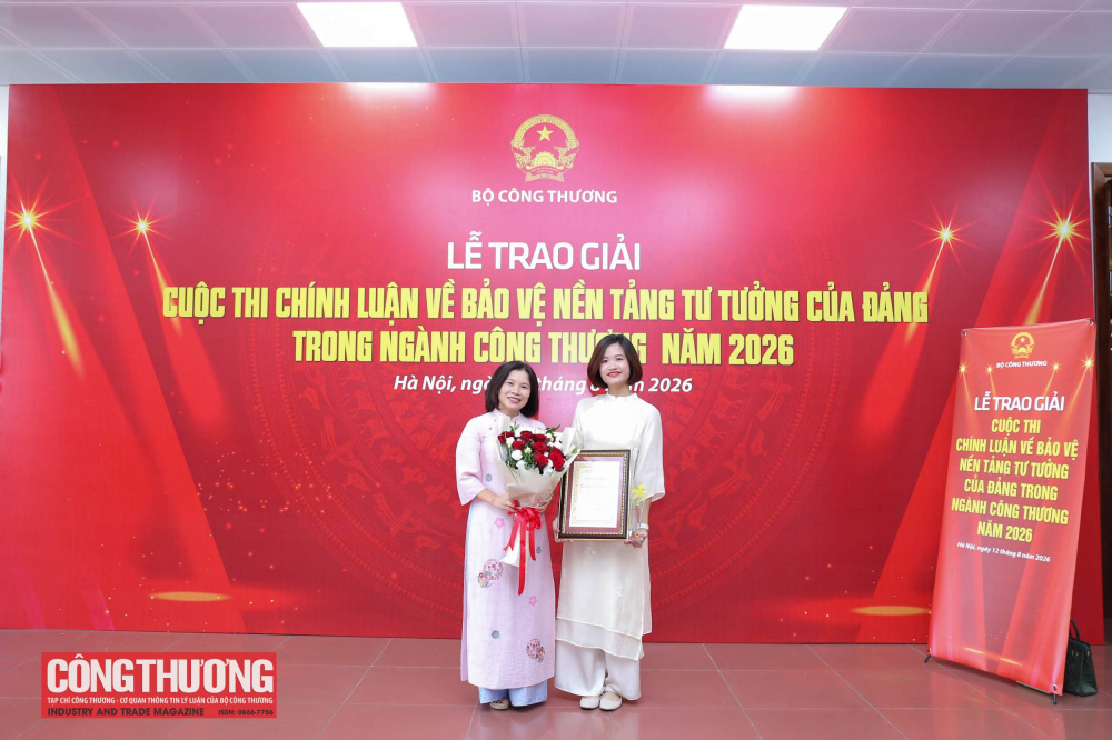 Tạp chí Công Thương đạt 02 giải tại Cuộc thi chính luận về bảo vệ nền tảng tư tưởng của Đảng trong ngành Công Thương