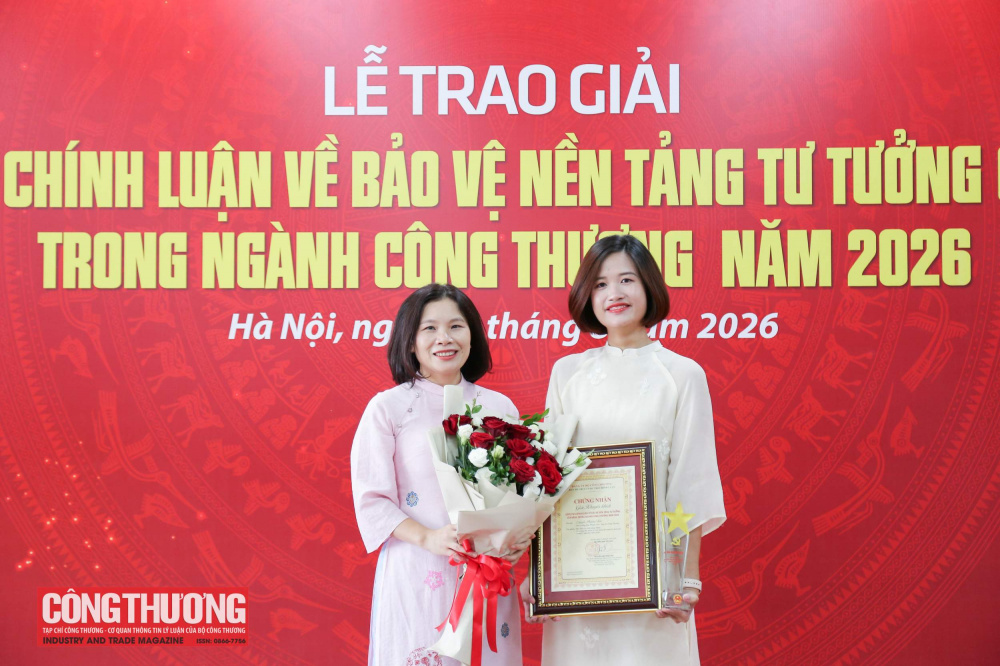 Tạp chí Công Thương đạt 02 giải tại Cuộc thi chính luận về bảo vệ nền tảng tư tưởng của Đảng trong ngành Công Thương