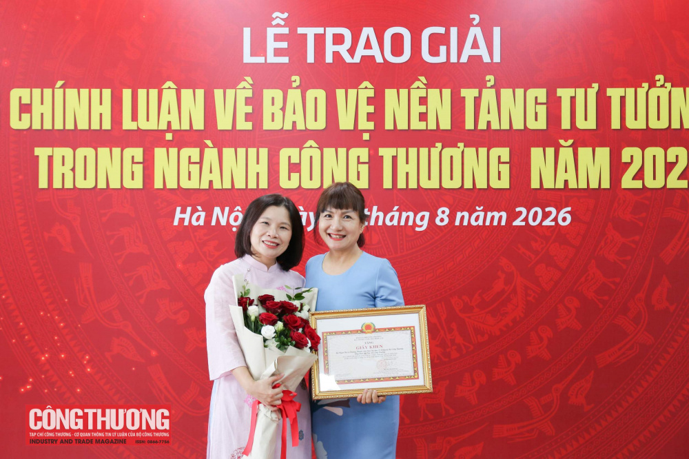 Tạp chí Công Thương đạt 02 giải tại Cuộc thi chính luận về bảo vệ nền tảng tư tưởng của Đảng trong ngành Công Thương
