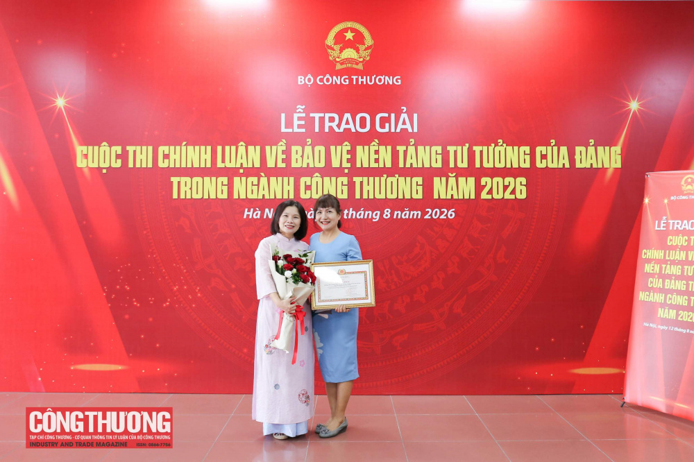 Tạp chí Công Thương đạt 02 giải tại Cuộc thi chính luận về bảo vệ nền tảng tư tưởng của Đảng trong ngành Công Thương