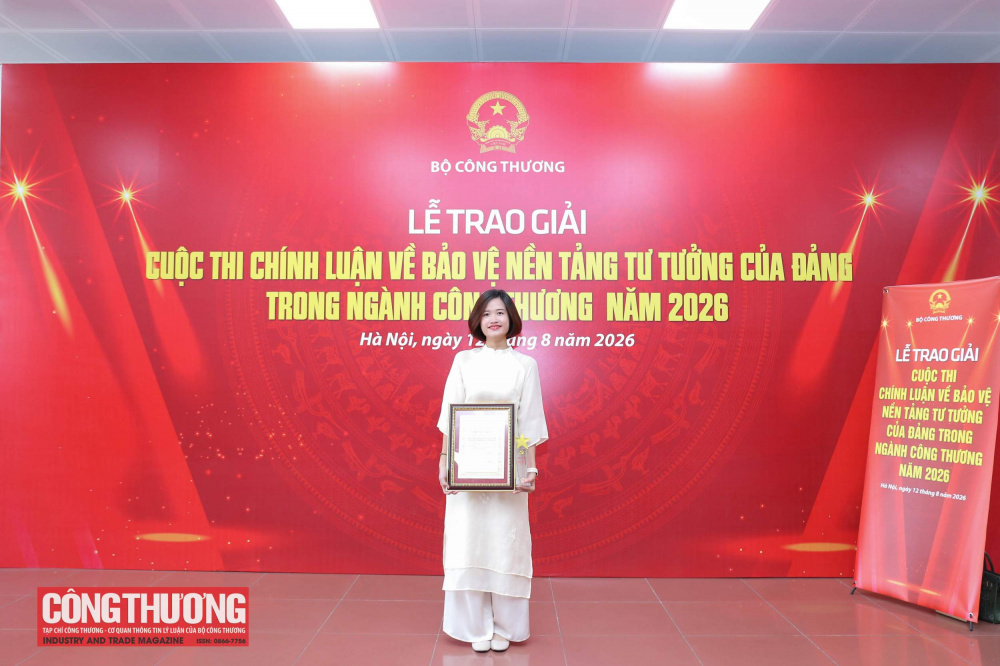 Tạp chí Công Thương đạt 02 giải tại Cuộc thi chính luận về bảo vệ nền tảng tư tưởng của Đảng trong ngành Công Thương