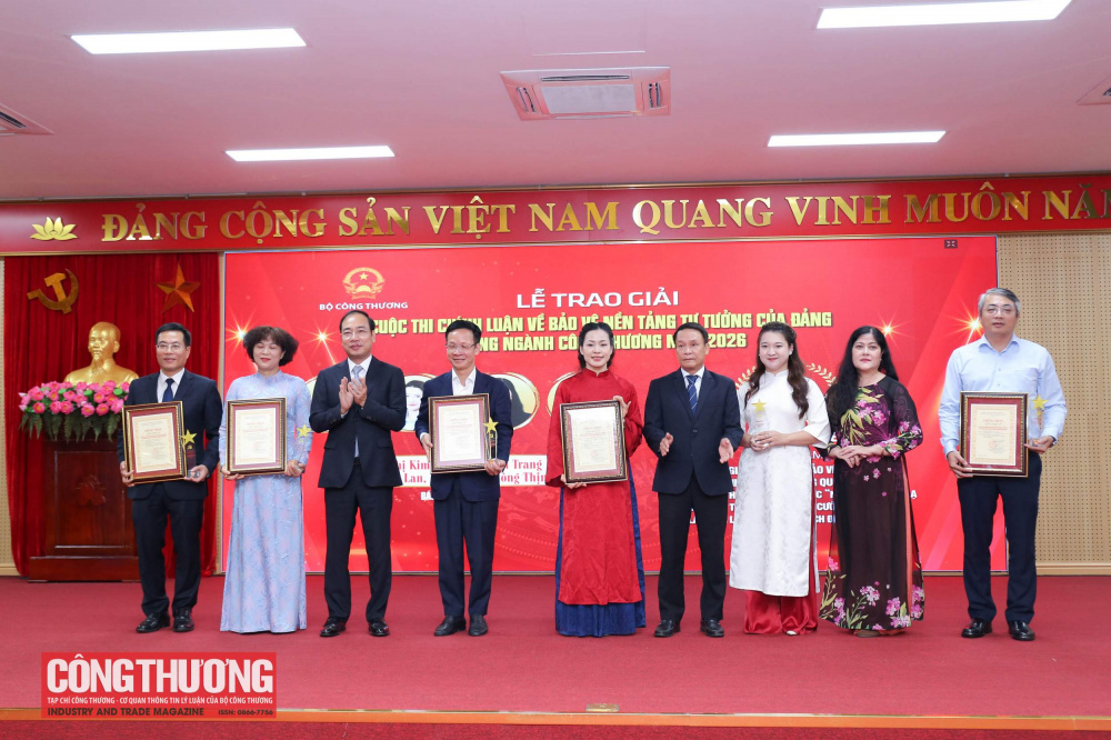 Vinh danh 28 tác phẩm đoạt giải tại Cuộc thi chính luận về bảo vệ nền tảng tư tưởng của Đảng trong ngành Công Thương năm 2026