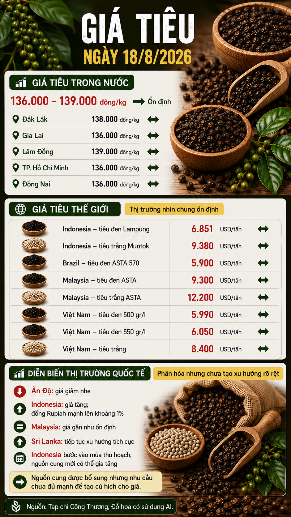 giá tiêu thế giới