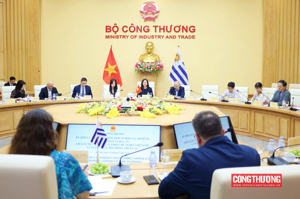 Kỳ họp lần IV Ủy ban Hỗn hợp về Hợp tác kinh tế, thương mại và đầu tư Việt Nam - Uruguay diễn ra vào ngày 18/8/2026 tại Hà Nội