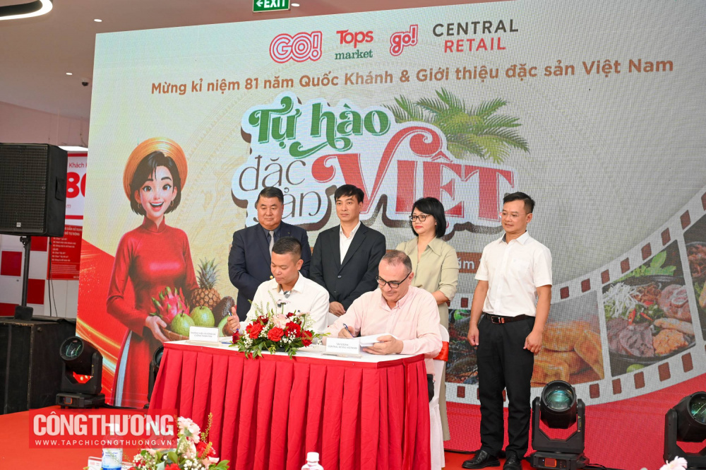 Lễ ký kết hợp tác chiến lược giữa Central Retail Việt Nam với nhà cung cấp Cường Thịnh