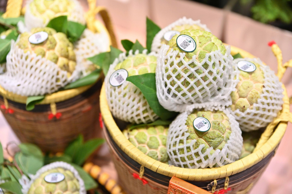 Ông Bùi Nguyễn Anh Tuấn, Phó Cục trưởng Cục Quản lý và Phát triển thị trường trong nước tham quan gian hàng