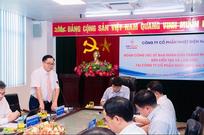 Ông Đoàn Đức Toàn - Q. CTHĐQT HND phát biểu ý kiến tại buổi làm việc