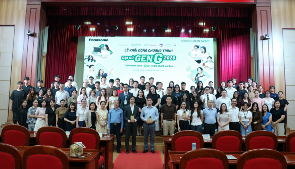 Panasonic khởi động Đại sứ Gen G m&ugrave;a 4: khuyến kh&iacute;ch người trẻ biến s&aacute;ng kiến xanh th&agrave;nh h&agrave;nh động