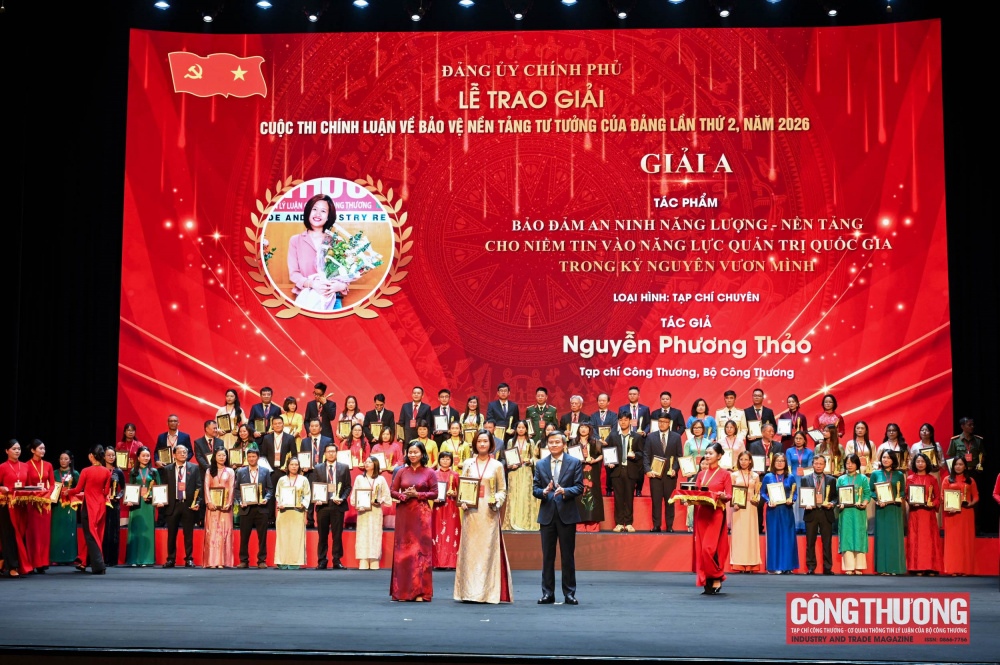 Đảng bộ Bộ Công Thương đạt 04 giải tại Cuộc thi chính luận về bảo vệ nền tảng tư tưởng của Đảng trong Đảng bộ Chính phủ lần thứ 2, năm 2026