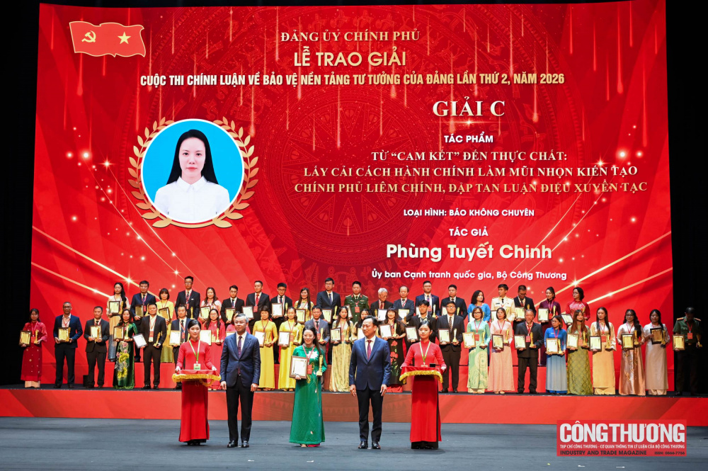 Đảng bộ Bộ Công Thương đạt 04 giải tại Cuộc thi chính luận về bảo vệ nền tảng tư tưởng của Đảng trong Đảng bộ Chính phủ lần thứ 2, năm 2026