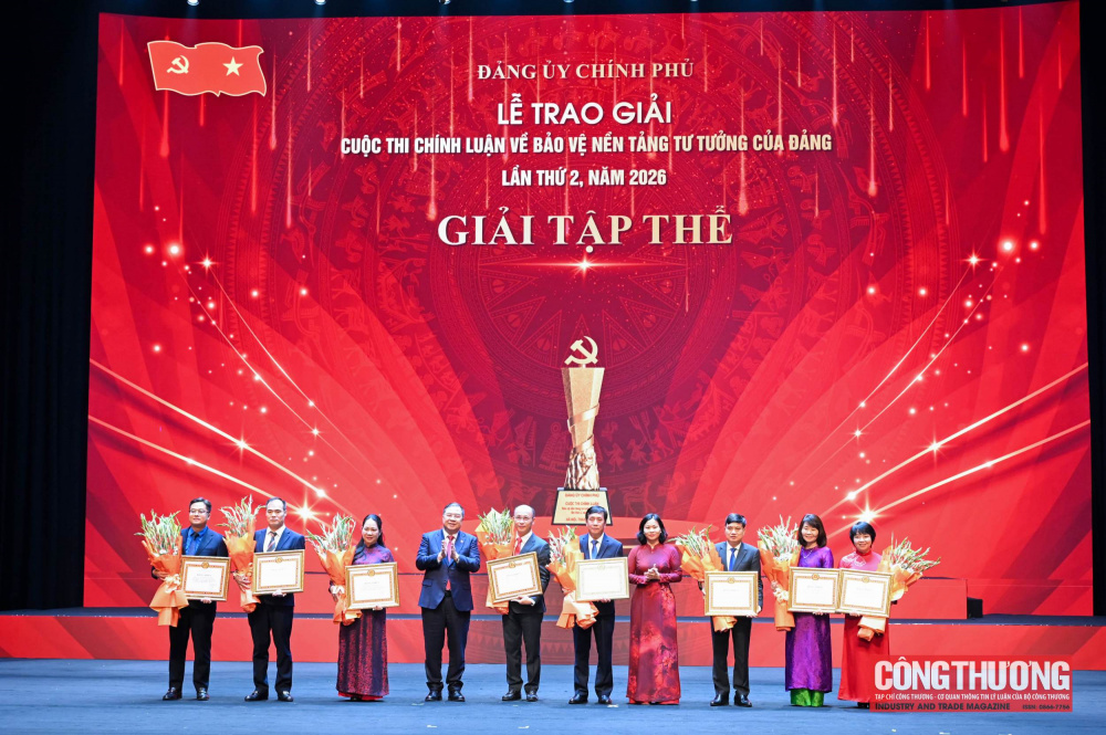 Đảng bộ Bộ Công Thương đạt 04 giải tại Cuộc thi chính luận về bảo vệ nền tảng tư tưởng của Đảng trong Đảng bộ Chính phủ lần thứ 2, năm 2026