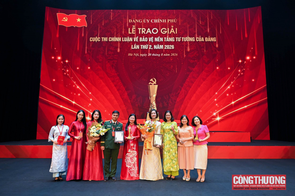 Đảng bộ Bộ Công Thương đạt 04 giải tại Cuộc thi chính luận về bảo vệ nền tảng tư tưởng của Đảng trong Đảng bộ Chính phủ lần thứ 2, năm 2026