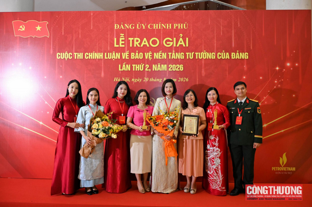 Đảng bộ Bộ Công Thương đạt 04 giải tại Cuộc thi chính luận về bảo vệ nền tảng tư tưởng của Đảng trong Đảng bộ Chính phủ lần thứ 2, năm 2026