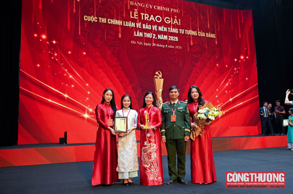 Đảng bộ Bộ Công Thương đạt 04 giải tại Cuộc thi chính luận về bảo vệ nền tảng tư tưởng của Đảng trong Đảng bộ Chính phủ lần thứ 2, năm 2026