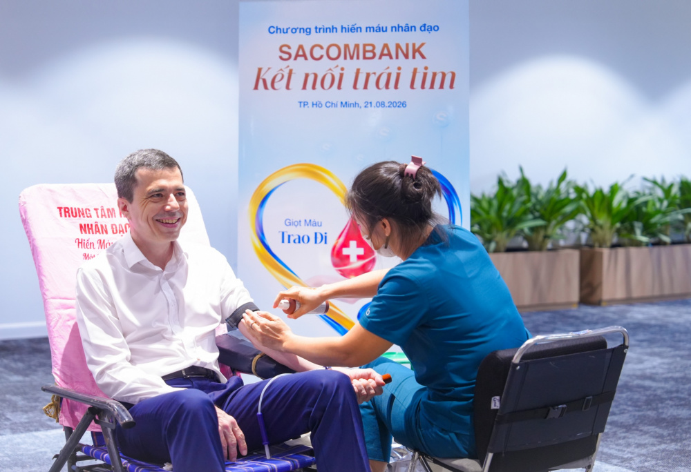 Tổng Giám đốc Ngân hàng Sacombank Loic Faussier