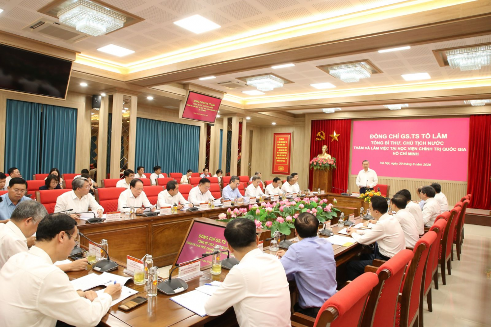 Hình ảnh tại cuộc làm việc.