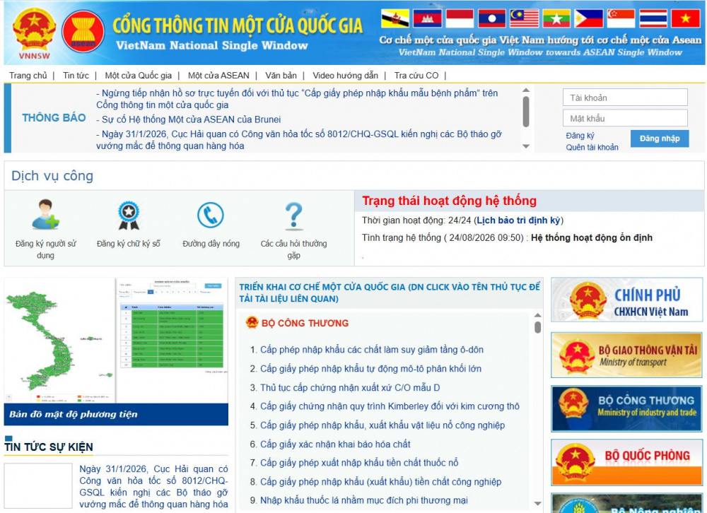 Cổng thông tin một cửa quốc gia