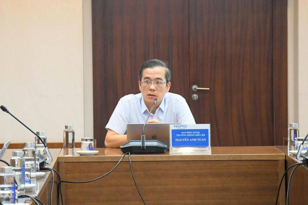 Ông Nguyễn Anh Tuấn - Thành viên Ban Điều hành NSMO chủ trì cuộc họp