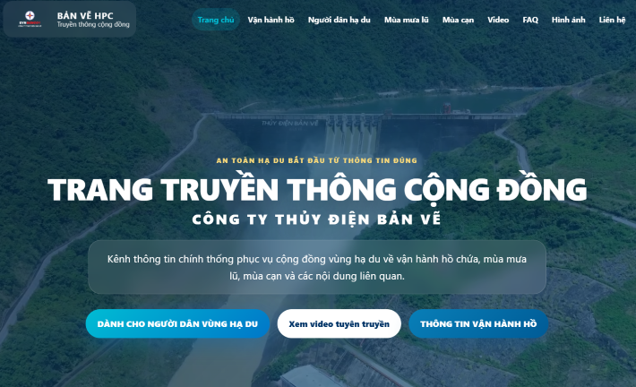 Thủy điện Bản vẽ