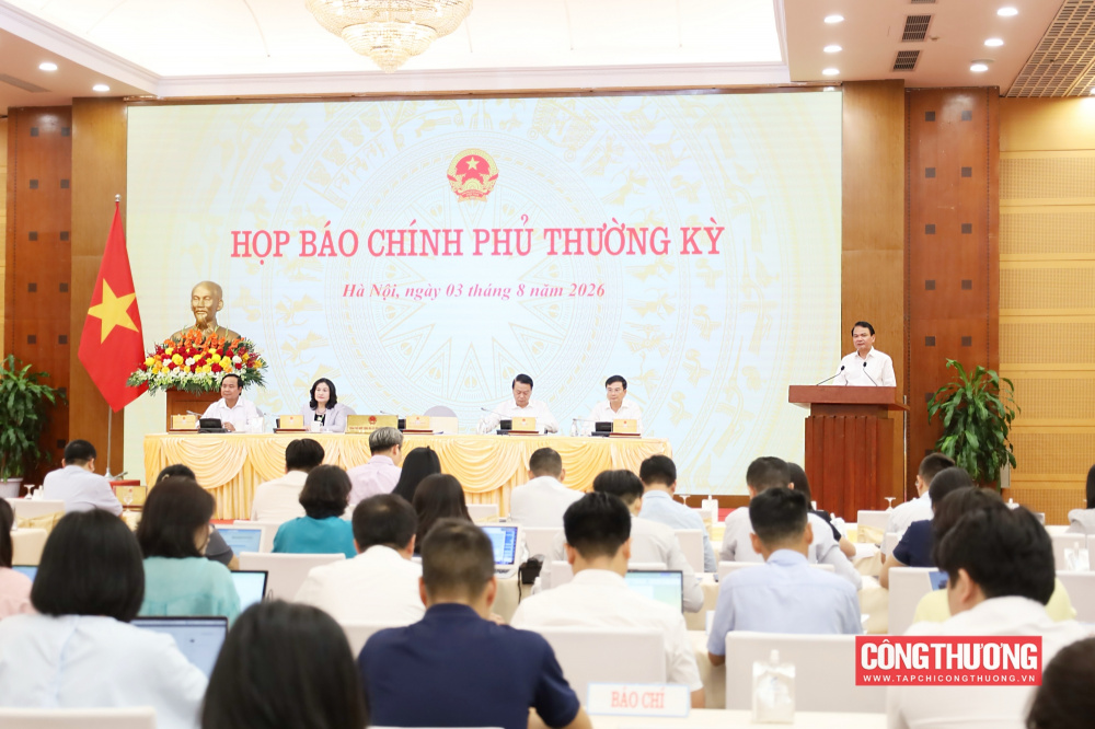 Họp báo Chính phủ thường kỳ tháng 7/2026: Các chỉ số cơ bản về phát triển kinh tế - xã hội đều tăng