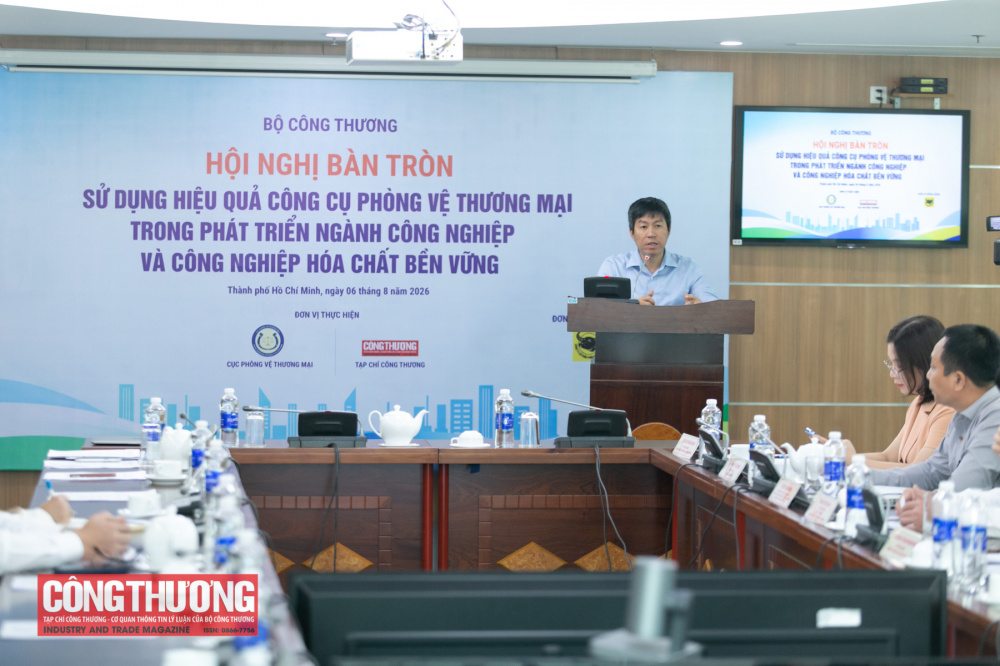 Ông Chu Thắng Trung nhấn mạnh, phòng vệ thương mại không phải là bảo hộ  mà nhằm ngăn chặn cạnh tranh không công bằng, qua đó giúp doanh nghiệp nâng cao năng lực và tăng cường liên kết chuỗi giá trị