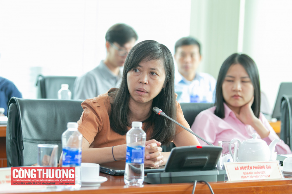 Bà Nguyễn Phương Chi - Giám đốc Chiến lược Công ty Cổ phần Sợi Thế Kỷ