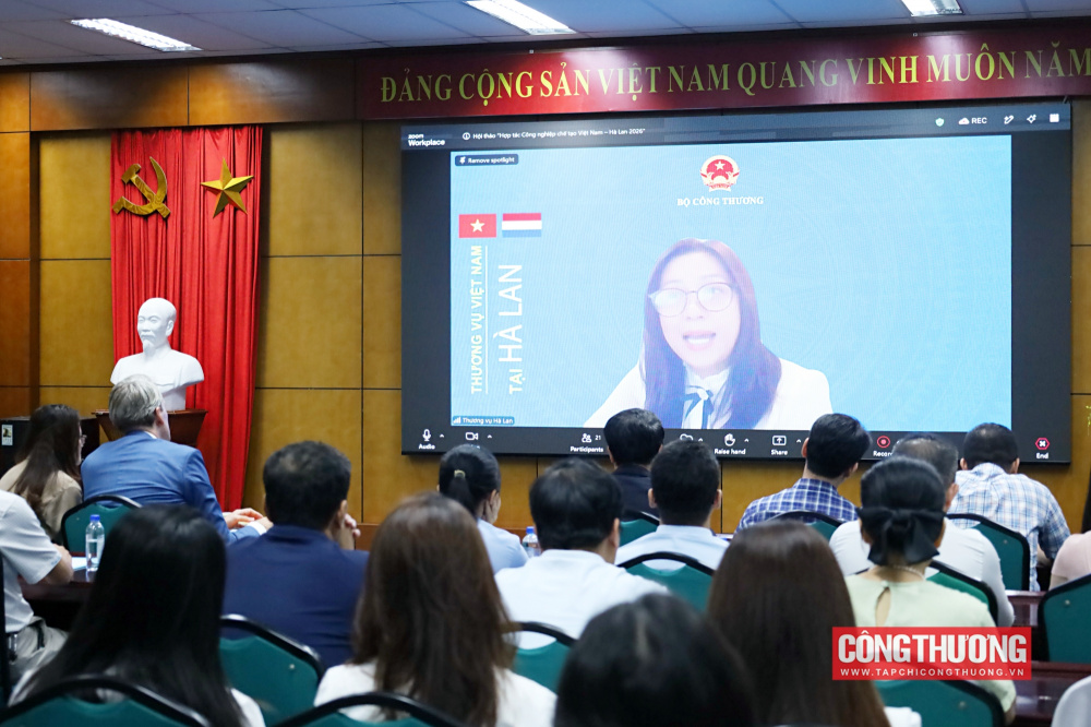Hội thảo Hợp tác công nghiệp chế tạo Việt Nam - Hà Lan diễn ra chiều ngày 06/08/2026 tại Hà Nội