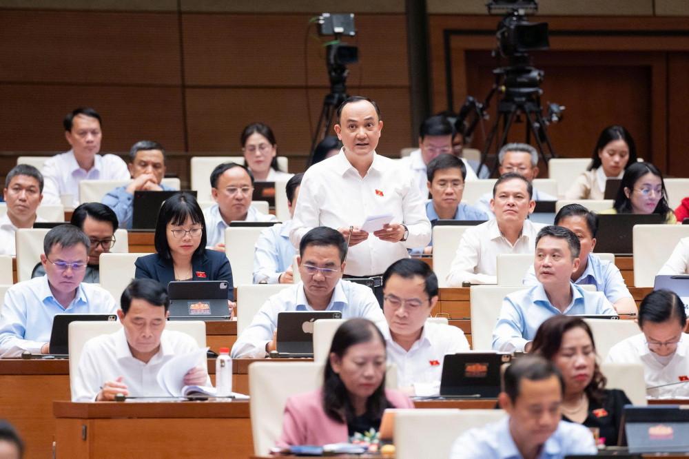 Đại biểu Nguyễn Ngọc Sơn – Đoàn ĐBQH thành phố Hải Phòng cho ý kiến