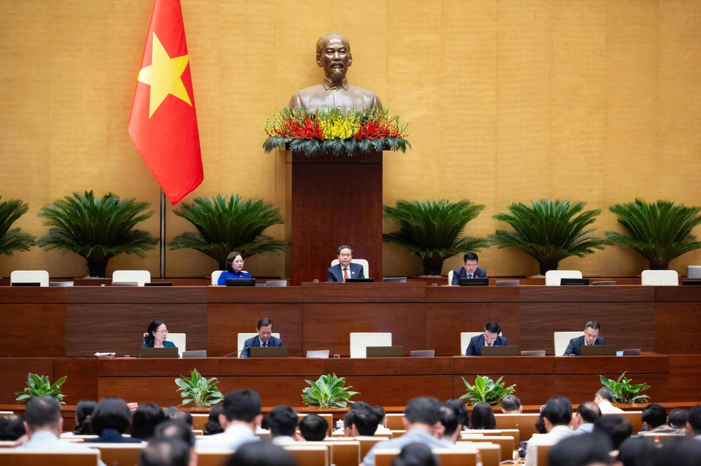 Đoàn chủ tọa tại phiên thảo luận