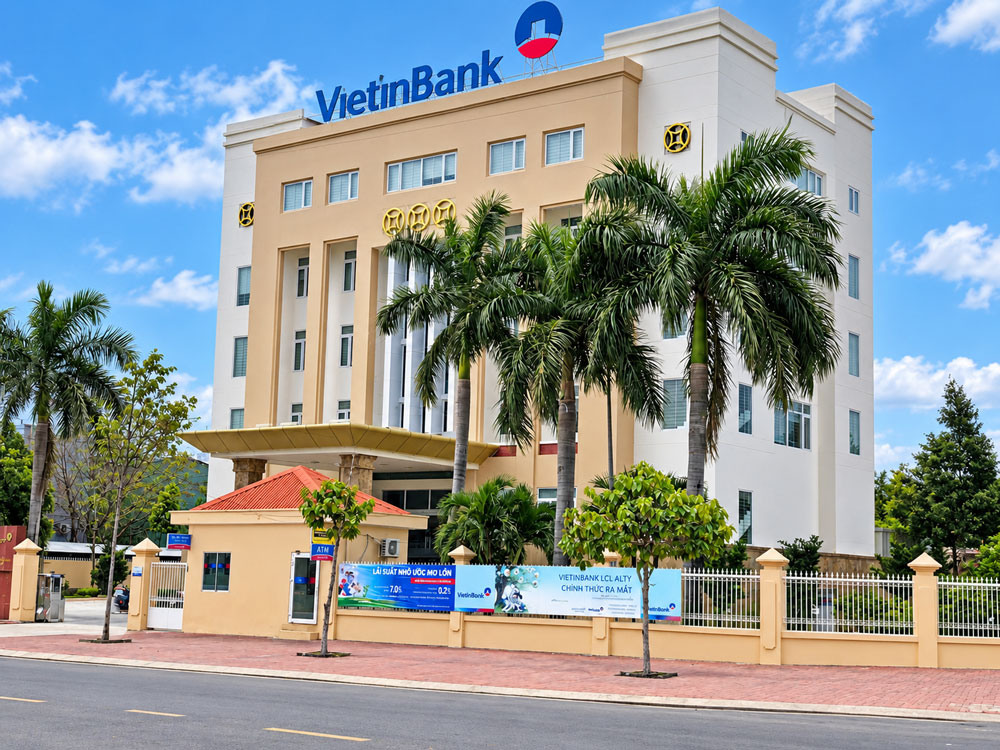 Trụ sở VietinBank Kiên Giang tại phường Rạch Giá, tỉnh An Giang
