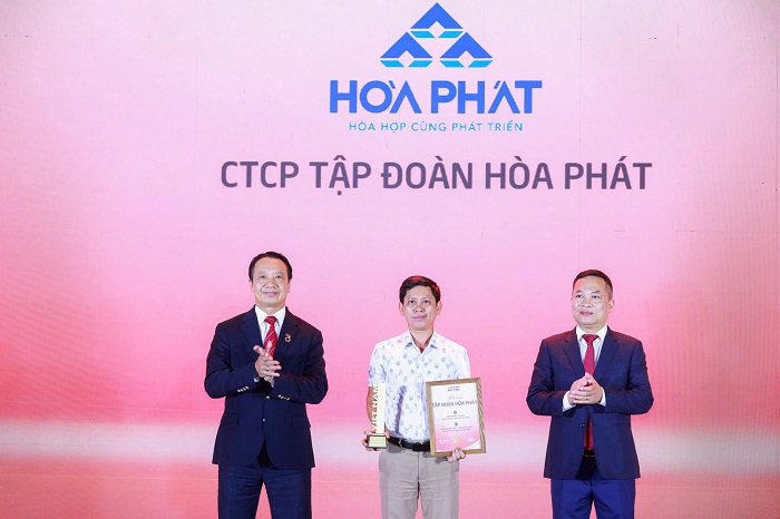 Hòa Phát được vinh danh Top 5 doanh nghiệp tư nhân nộp ngân sách lớn nhất