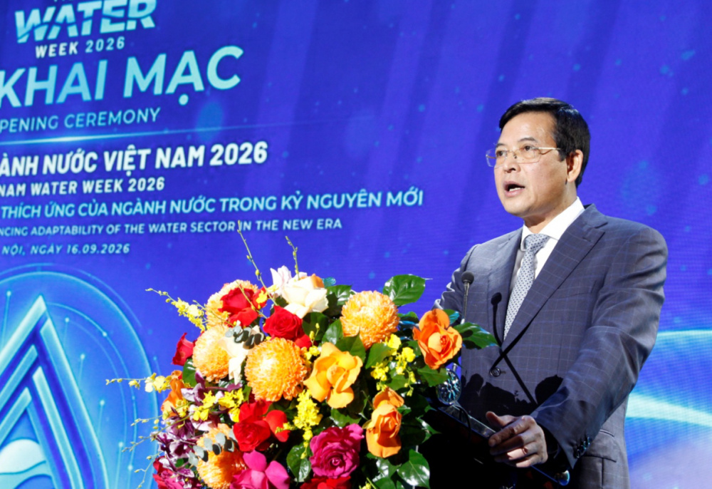 Khai mạc Tuần lễ ngành Nước Việt Nam 2026: Thúc đẩy chuyển đổi số, tăng khả năng thích ứng