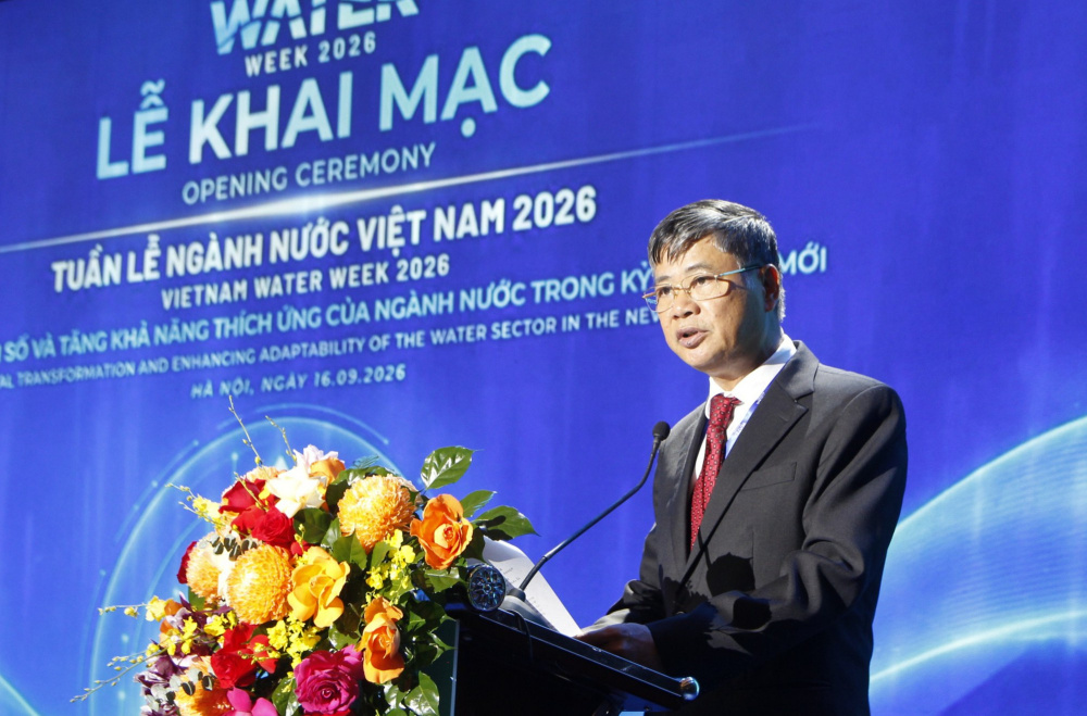 Khai mạc Tuần lễ ngành Nước Việt Nam 2026: Thúc đẩy chuyển đổi số, tăng khả năng thích ứng