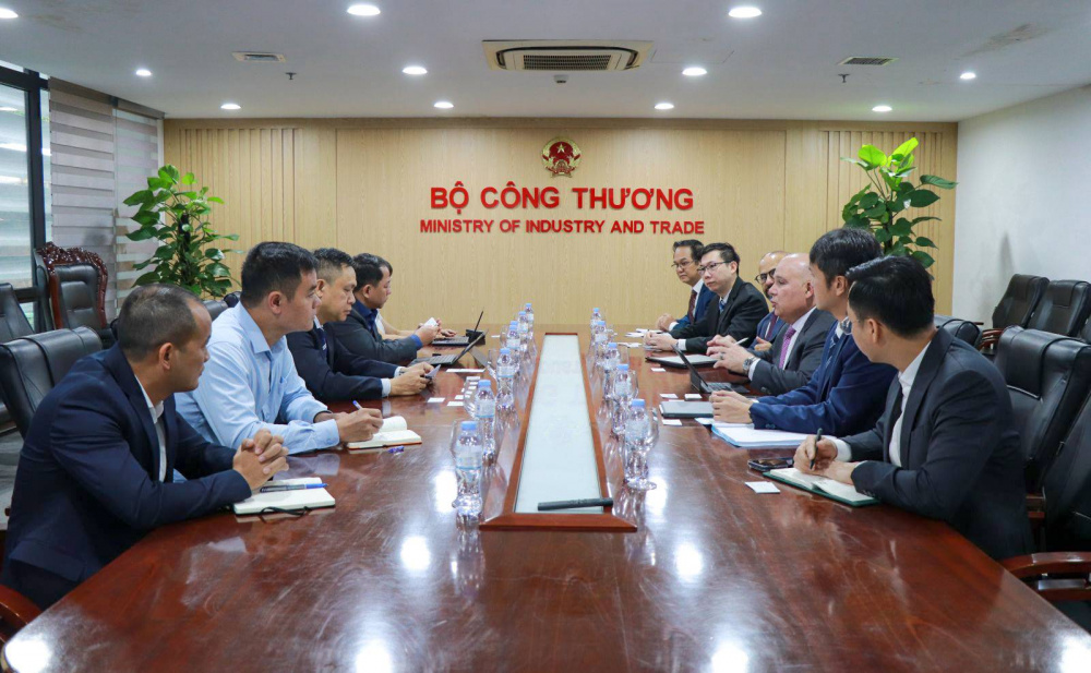 Quang cảnh buổi làm việc - Ảnh: MOIT