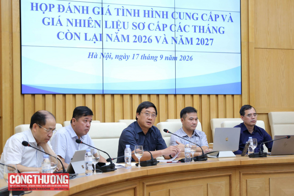 Bộ Công Thương họp đánh giá tình hình cung cầu và giá nhiên liệu sơ cấp các tháng còn lại năm 2026 và năm 2027