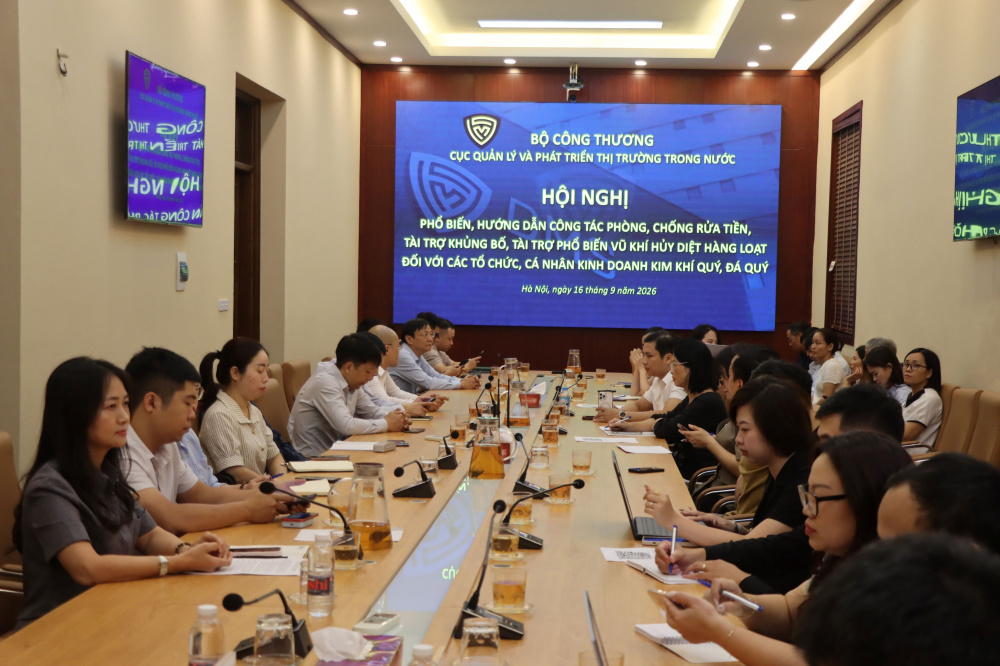 Phổ biến quy định về phòng, chống rửa tiền trong kinh doanh kim khí quý, đá quý