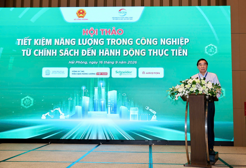 Ông Nguyễn Đình Hiệp - Chủ tịch Hội Khoa học và công nghệ sử dụng năng lượng tiết kiệm và hiệu quả Việt Nam (VECEA)
